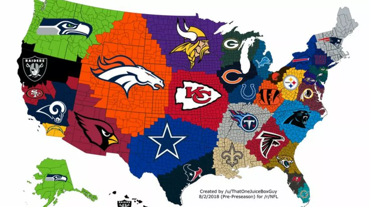 Why do NFL teams practice at different locations?
